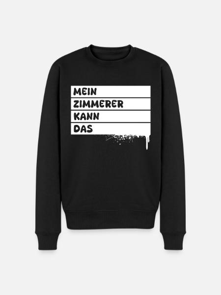 Carpenter - Men's Premium Organic Jumper - black