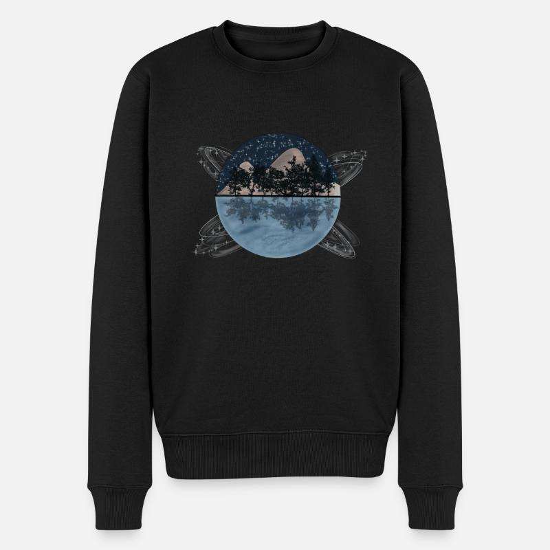 Frappé par la foudre - Rêveur - Pull Premium bio Homme - noir