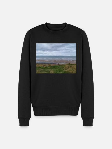 Nordsee - Männer Premium Bio Pullover - Schwarz
