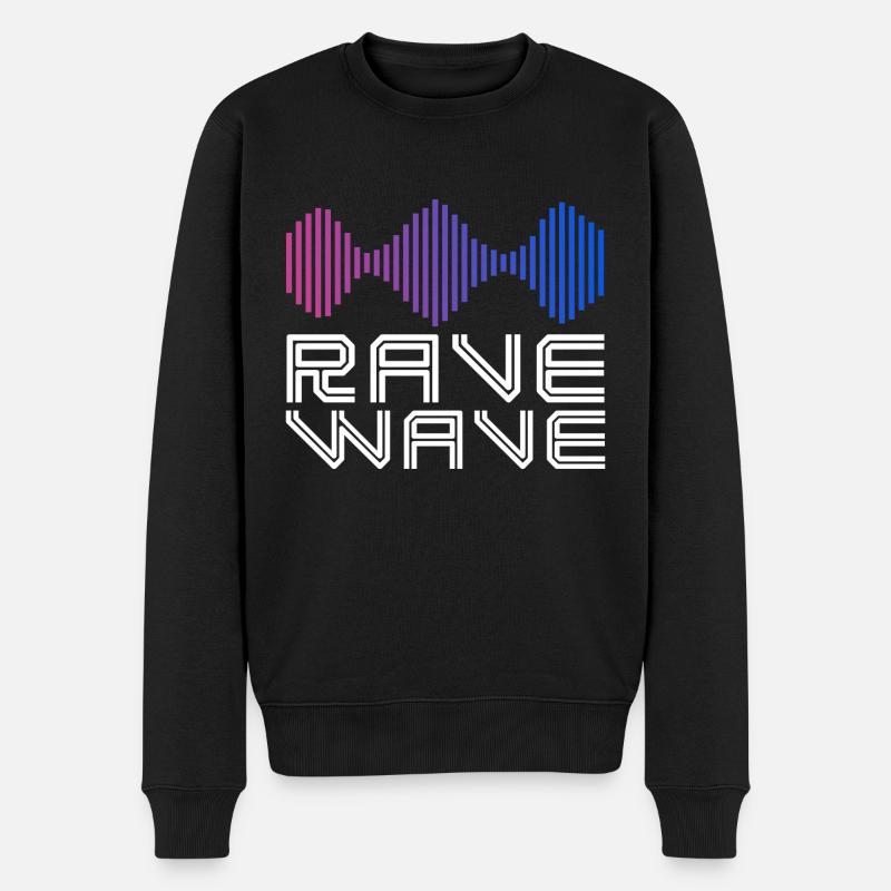 Spectre de rave - Pull Premium bio Homme - noir