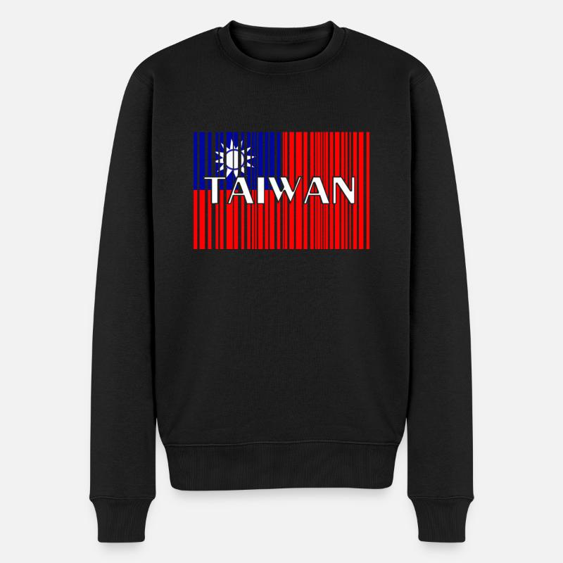 Taiwan taiwan - Männer Premium Bio Pullover - Schwarz