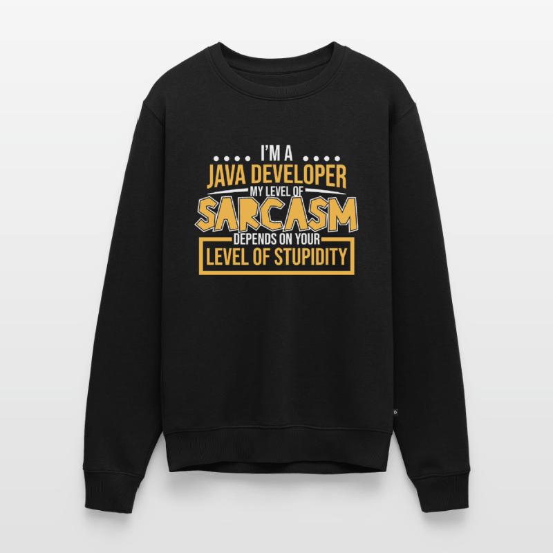 Java Developer Men's Premium Organic Jumper