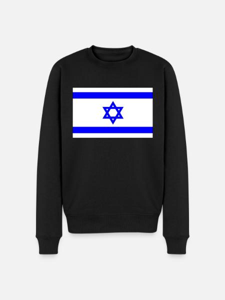 Israel - Men's Premium Organic Jumper - black