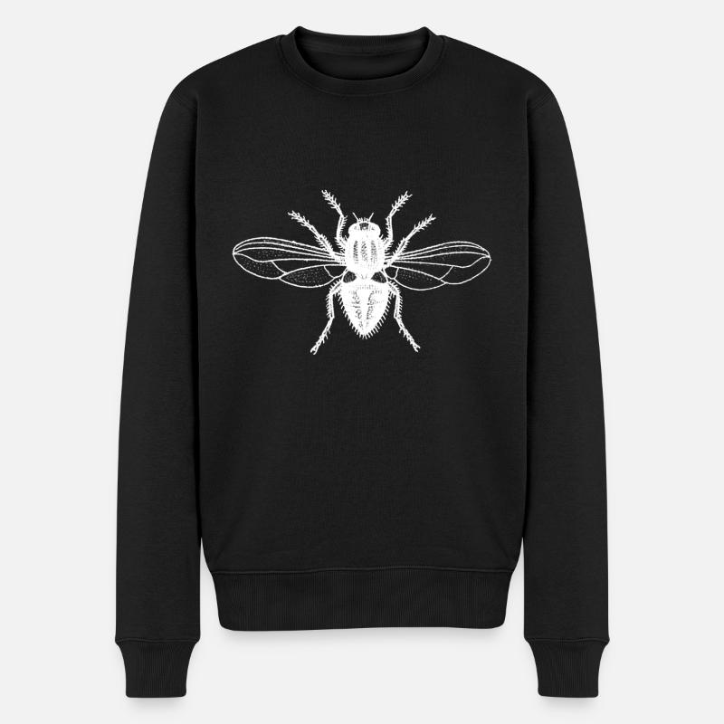Mouche blanche - Pull Premium bio Homme - noir