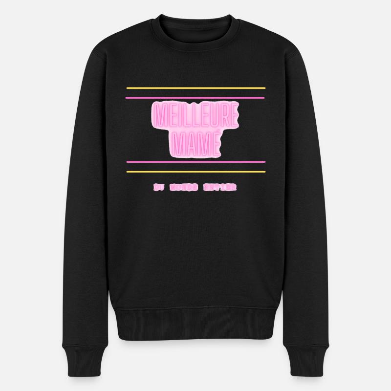 Meilleure MAMÉ - Pull Premium bio Homme - noir