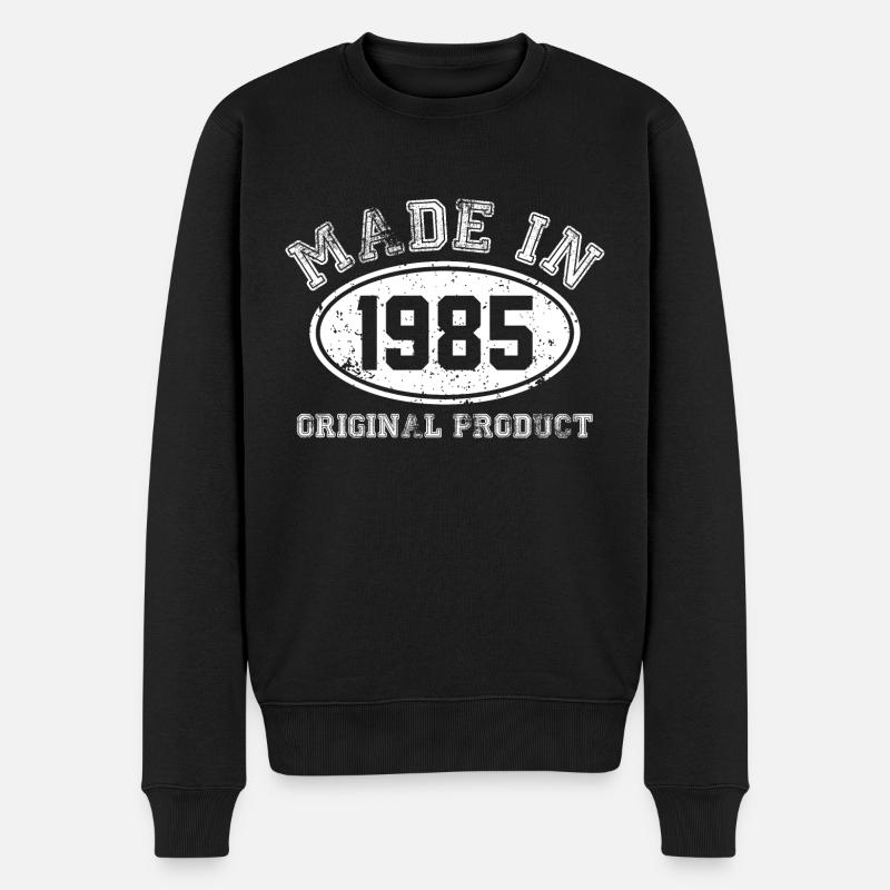made in 1985 Original product - anniversaire - Pull Premium bio Homme - noir