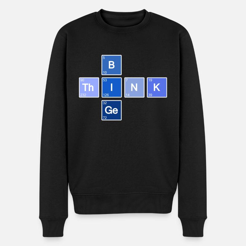 Think Big (Bleu) - Pull Premium bio Homme - noir
