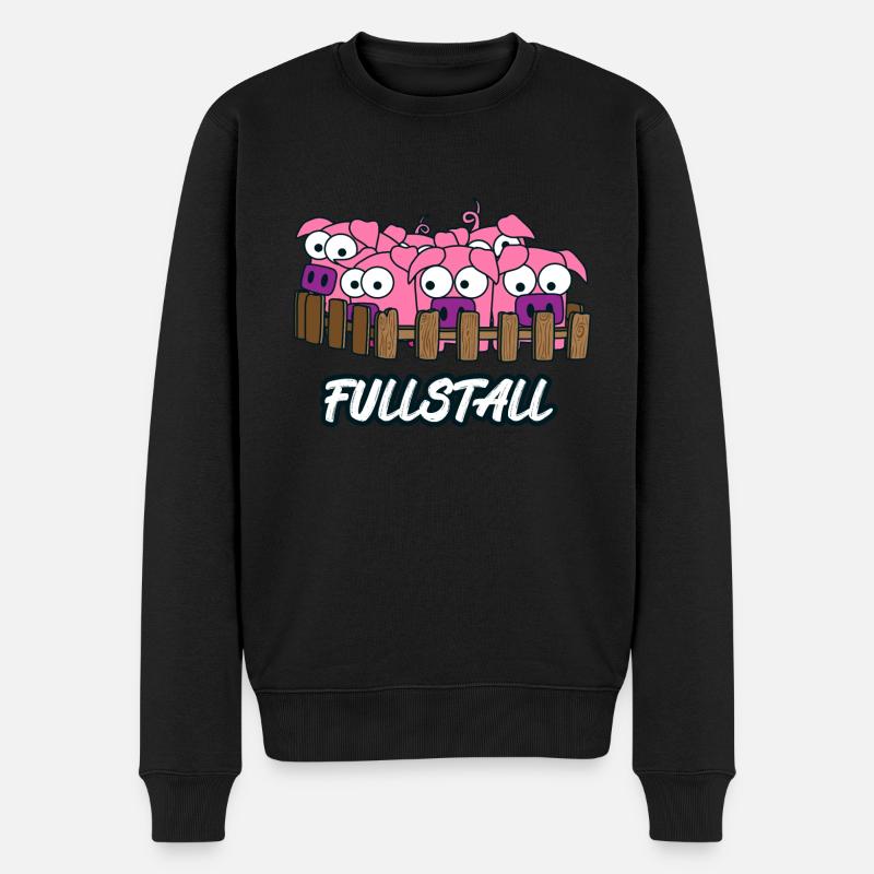 Parapente full Stall Pig - Pull Premium bio Homme - noir