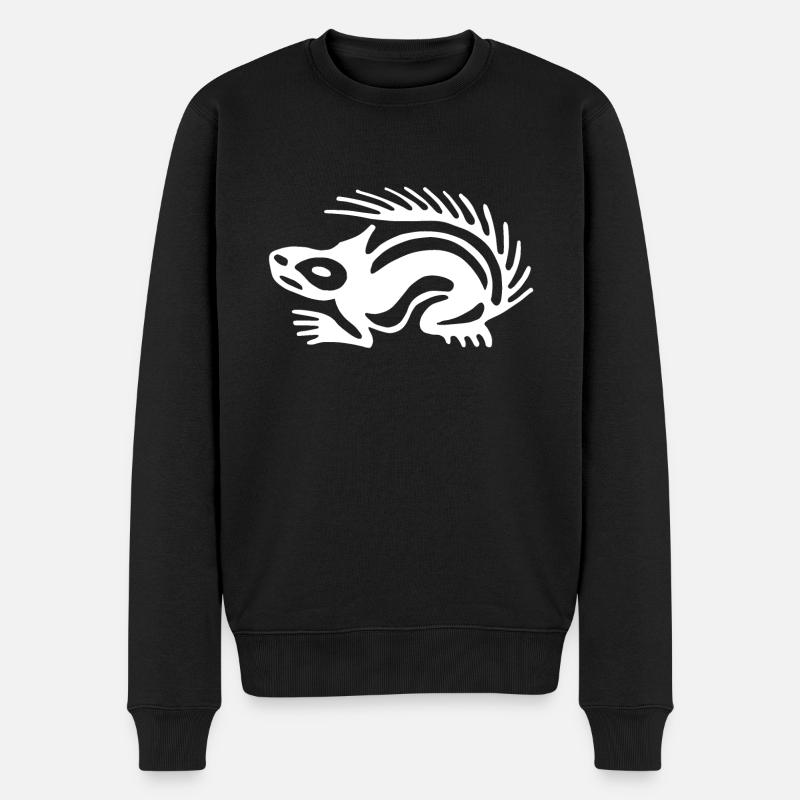 Kultur der Azteken, Eichhörnchen - Männer Premium Bio Pullover - Schwarz