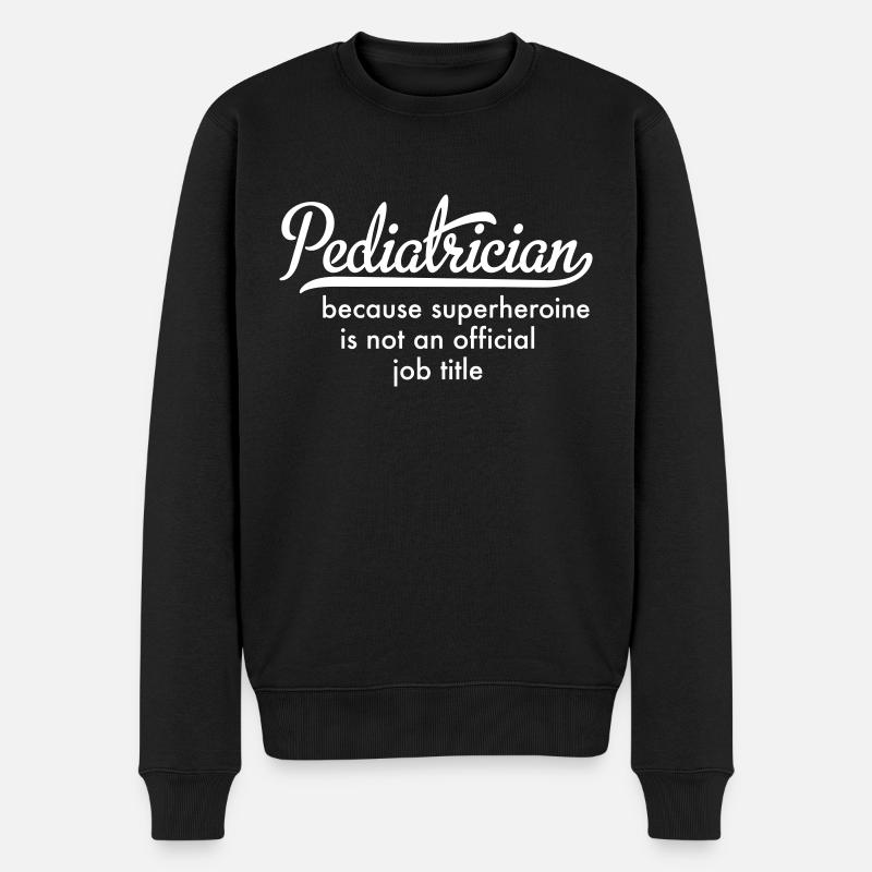 Kinderarzt - Männer Premium Bio Pullover - Schwarz