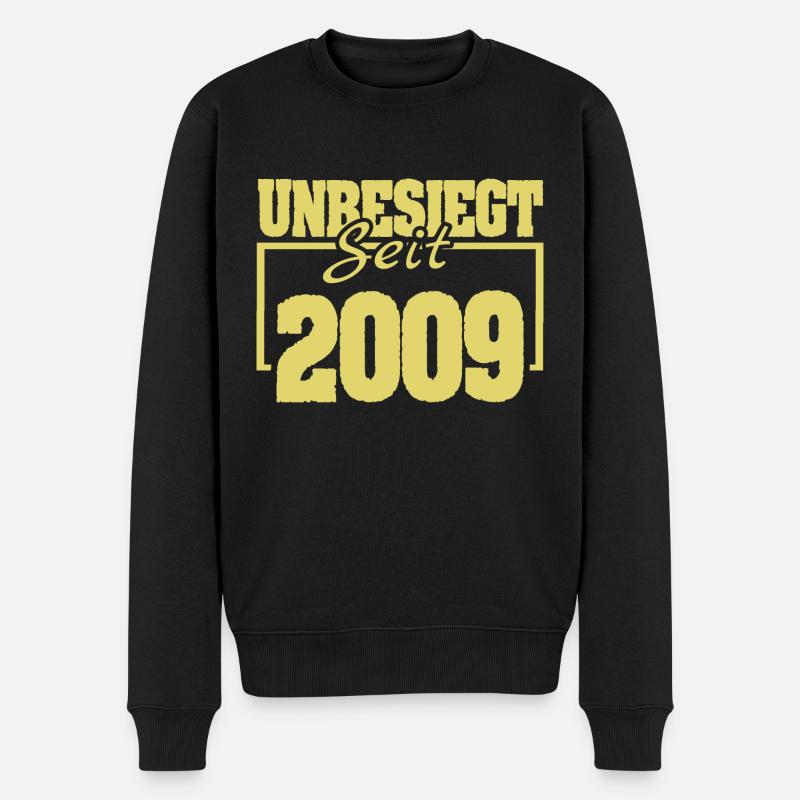 seit 2009 - Männer Premium Bio Pullover - Schwarz