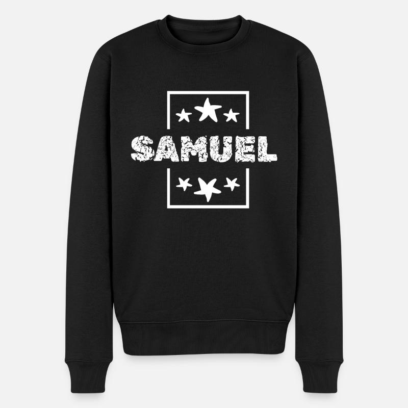 Anniversaire Samuel - Pull Premium bio Homme - noir