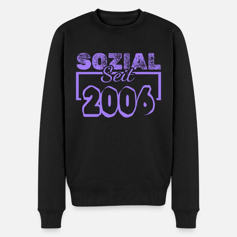 seit 2006 - Männer Premium Bio Pullover - Schwarz