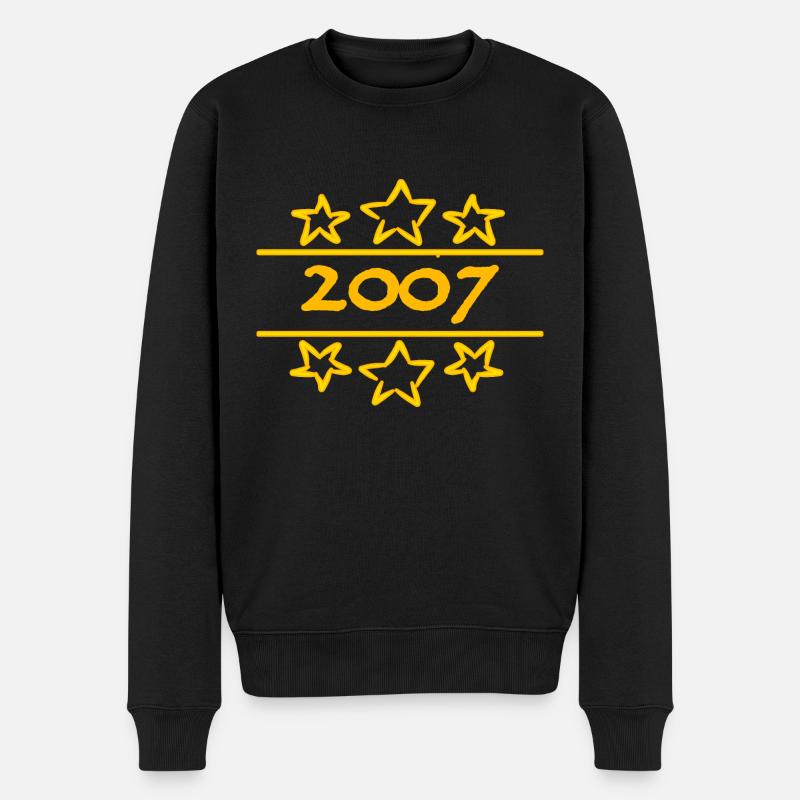 Année 2007 - Pull Premium bio Homme - noir