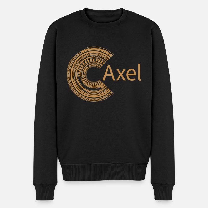 Pour Axel - Pull Premium bio Homme - noir