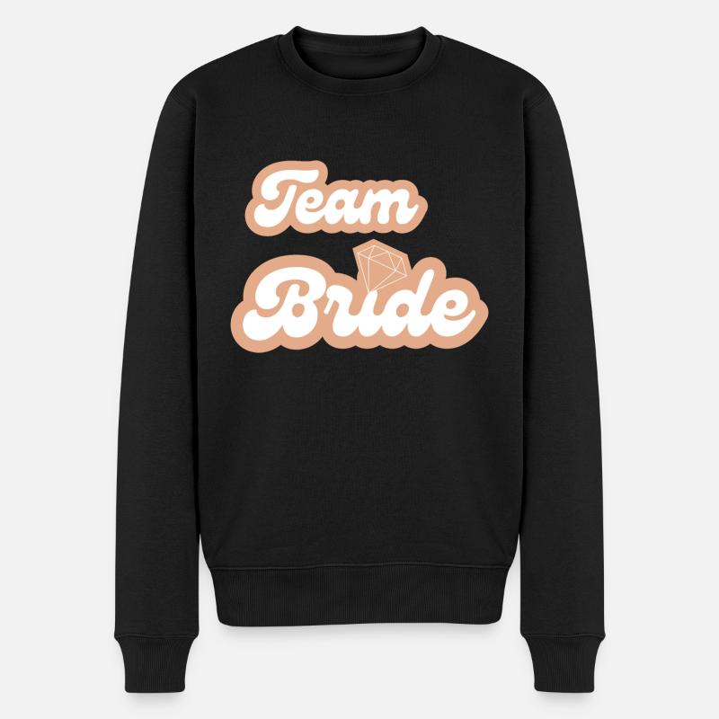 Team bride - Pull Premium bio Homme - noir