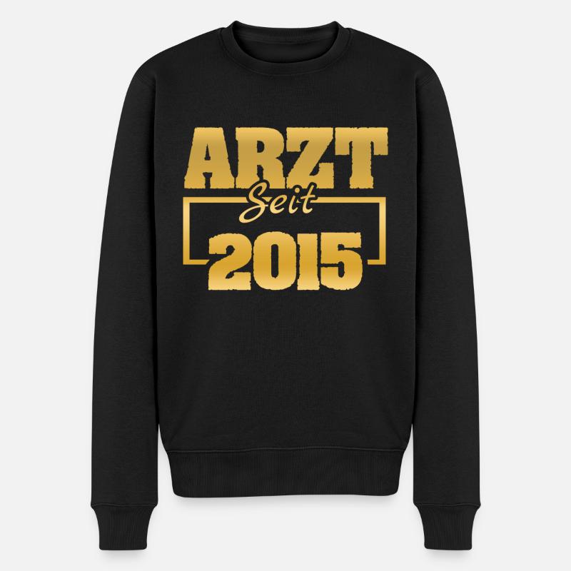 Ärztin 2015 - Männer Premium Bio Pullover - Schwarz
