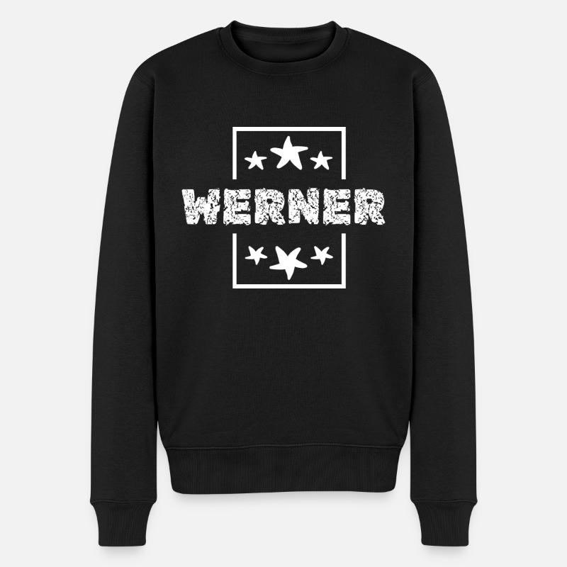 Werner - Men's Premium Organic Jumper - black