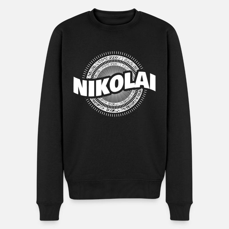 Nikolai - Pull Premium bio Homme - noir