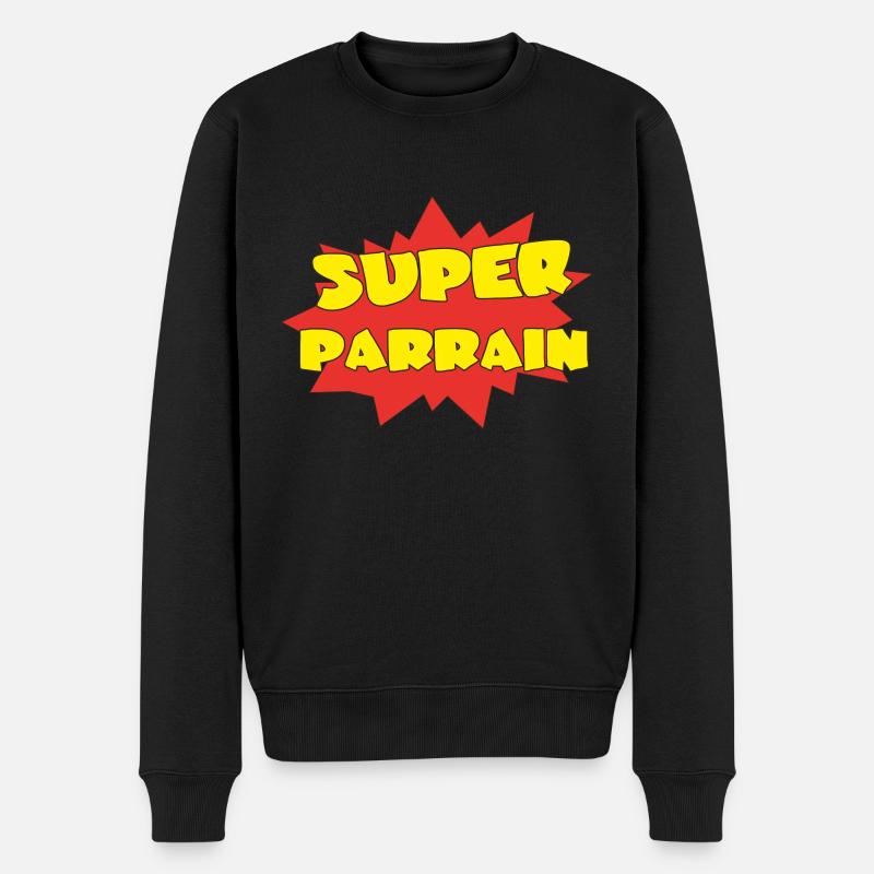 Super-SPONSOR - Männer Premium Bio Pullover - Schwarz