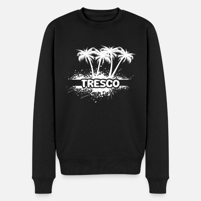 Tresco comme parti - Pull Premium bio Homme - noir