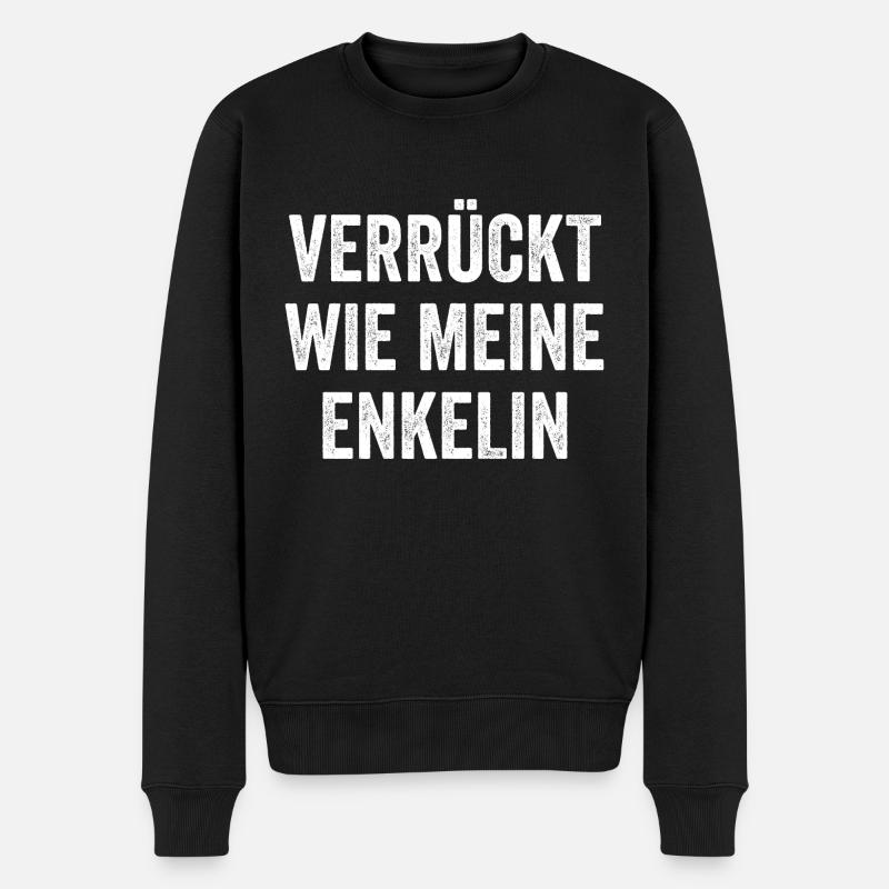 Papy Papy - Pull Premium bio Homme - noir