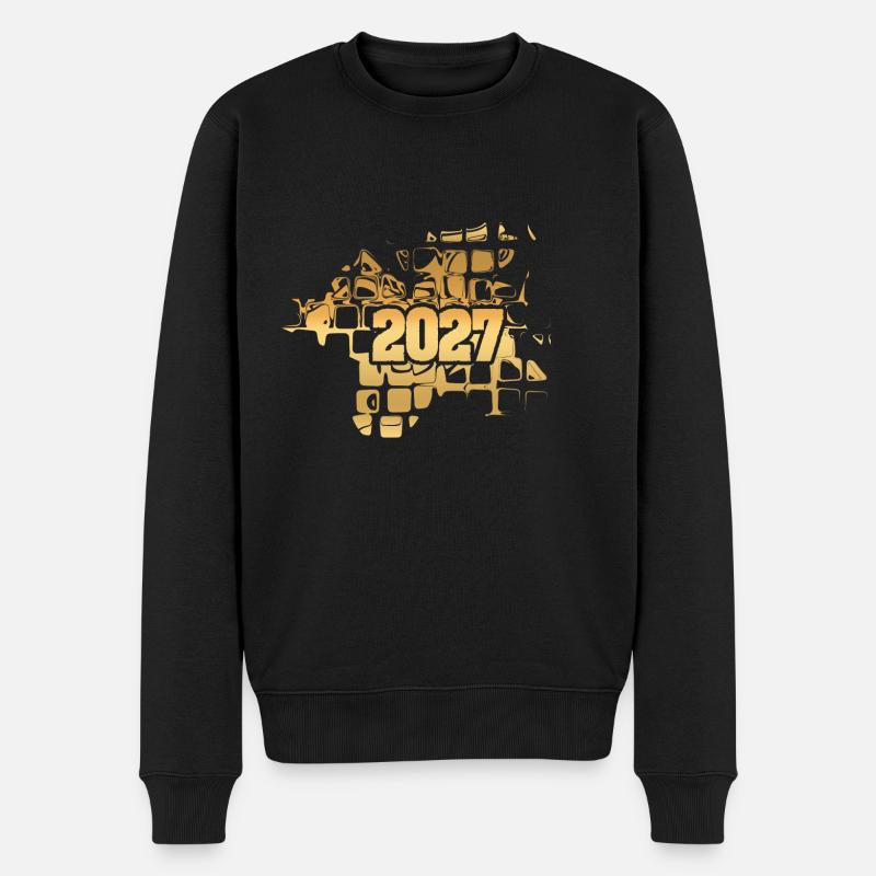 Oma 2027 - Männer Premium Bio Pullover - Schwarz
