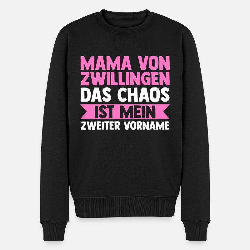 Maman de jumeaux - Pull Premium bio Homme - noir