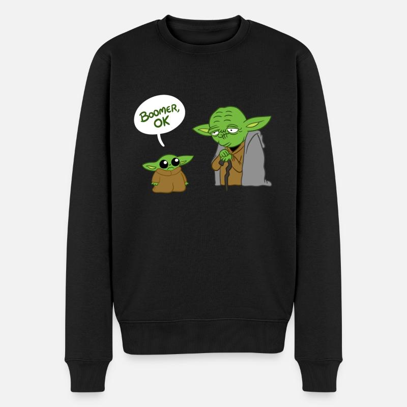 Boomer ok - Pull Premium bio Homme - noir