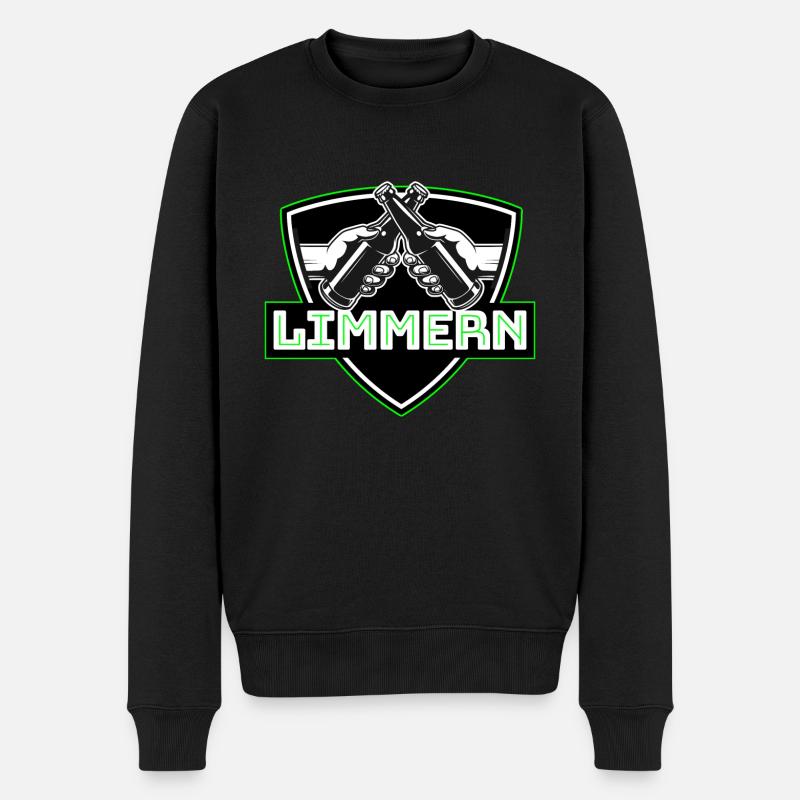 Limmern Hannover - Männer Premium Bio Pullover - Schwarz