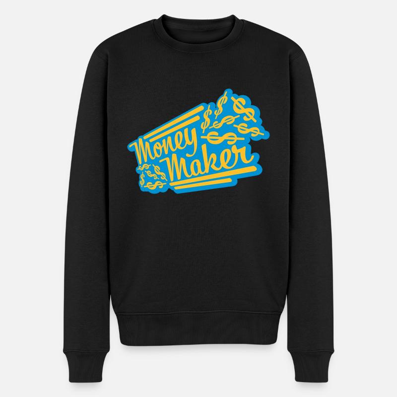 Money Maker Selfmade Dollar - Pull Premium bio Homme - noir