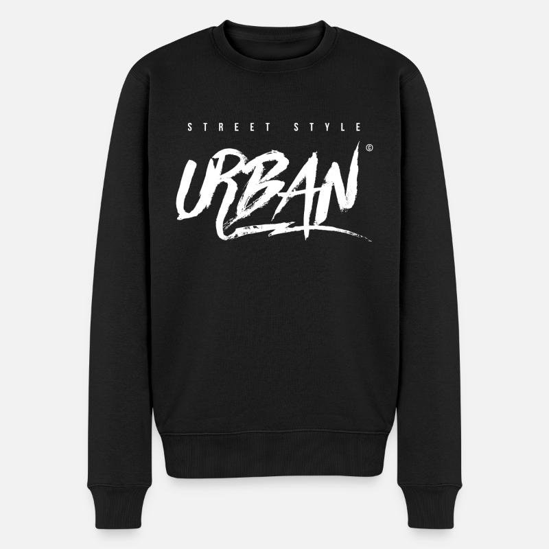 Style de rue urbain - Pull Premium bio Homme - noir