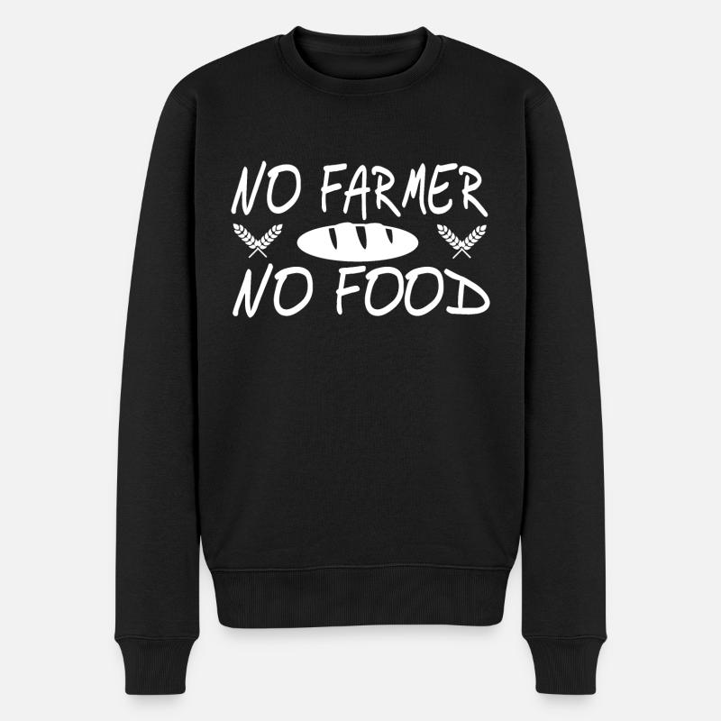 Ferme - Pull Premium bio Homme - noir