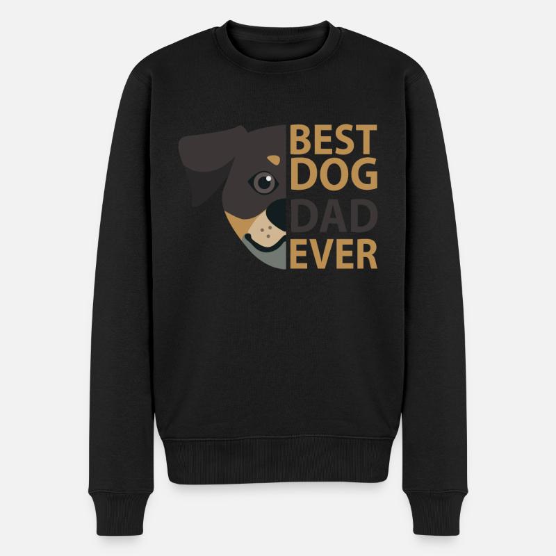 Chien Hund - Pull Premium bio Homme - noir