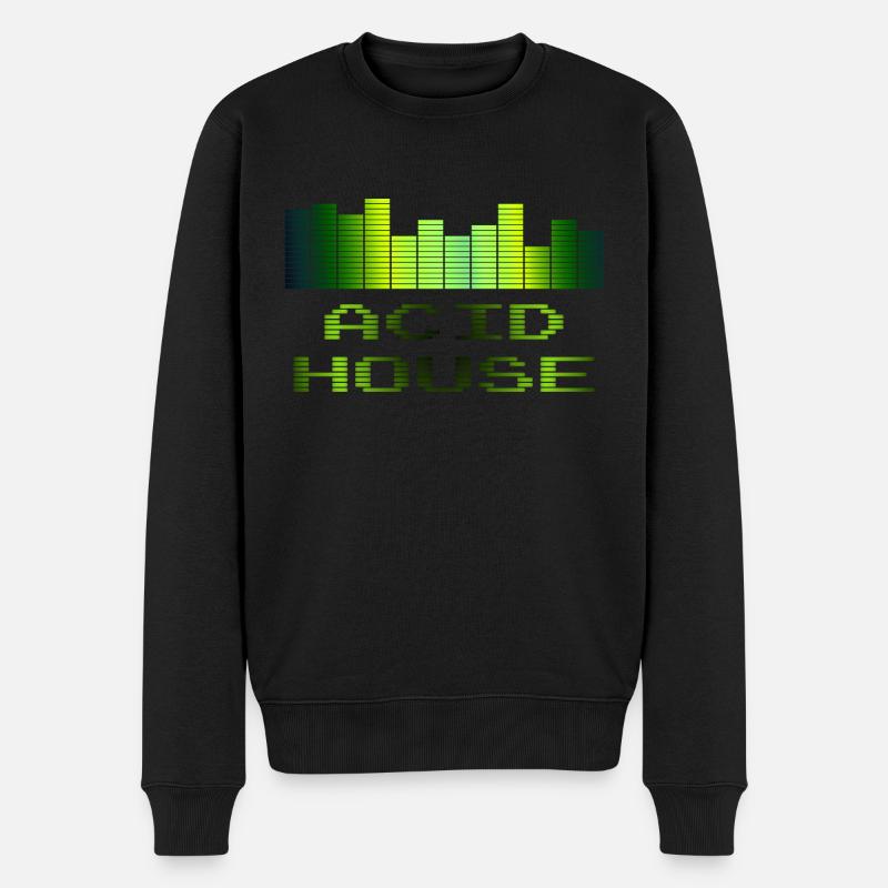 Acid House - Pull Premium bio Homme - noir