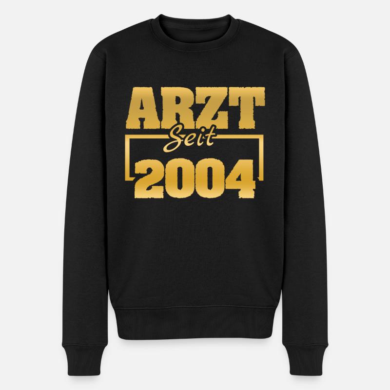 2004 - Männer Premium Bio Pullover - Schwarz