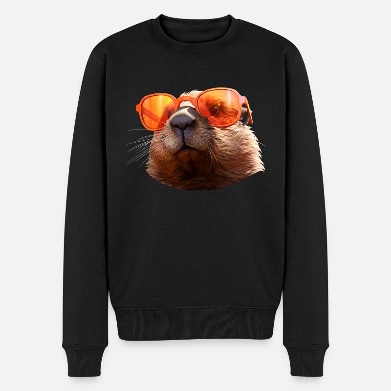 Castor - Pull Premium bio Homme - noir