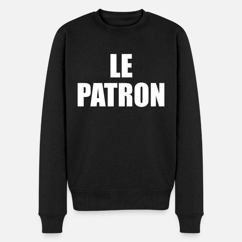 Le patron - Pull Premium bio Homme - noir