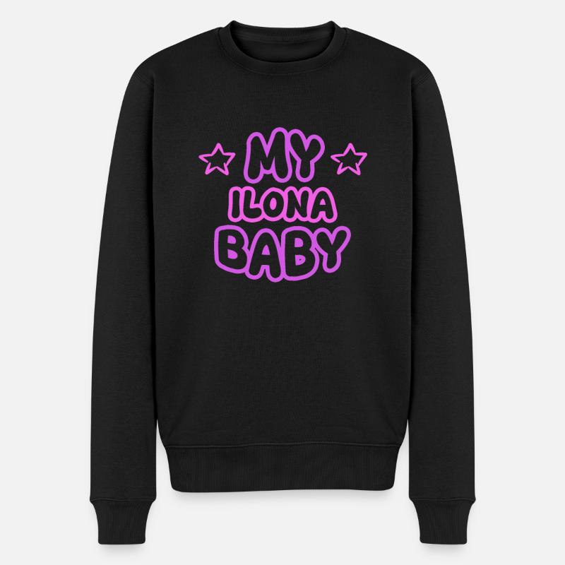Ilona - Pull Premium bio Homme - noir