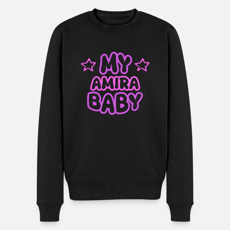 Amira comme prénom - Pull Premium bio Homme - noir