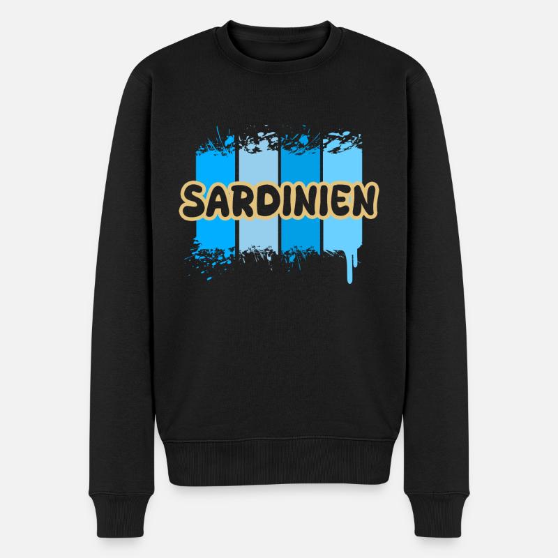 Sardaigne comme Sardaigne - Pull Premium bio Homme - noir