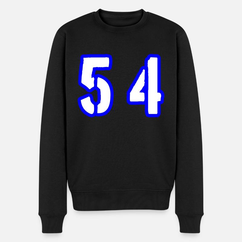 54 Symbole numérique - Pull Premium bio Homme - noir