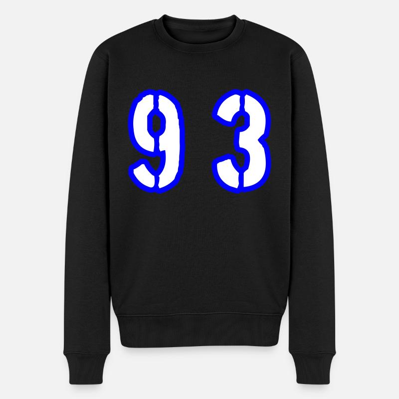 93 Symbole numérique - Pull Premium bio Homme - noir