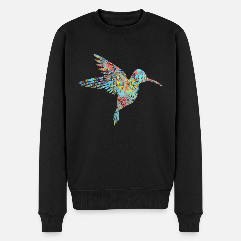 kolibri ebru 31 - Pull Premium bio Homme - noir