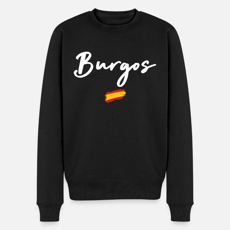 Burgos - Pull Premium bio Homme - noir