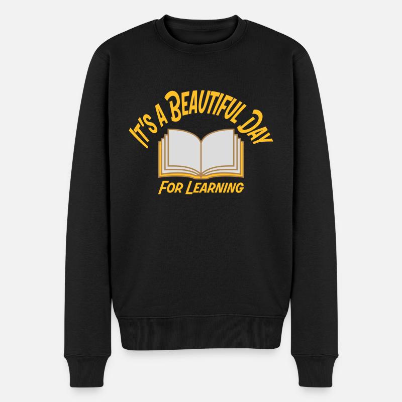 belle journée pour apprendre - Pull Premium bio Homme - noir
