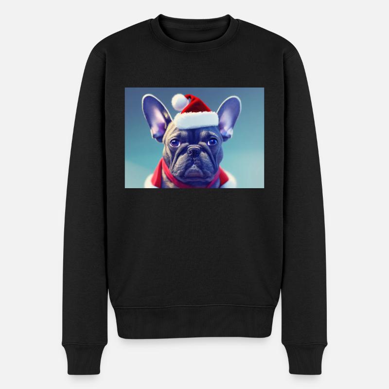 Weihnachten 6 - Männer Premium Bio Pullover - Schwarz