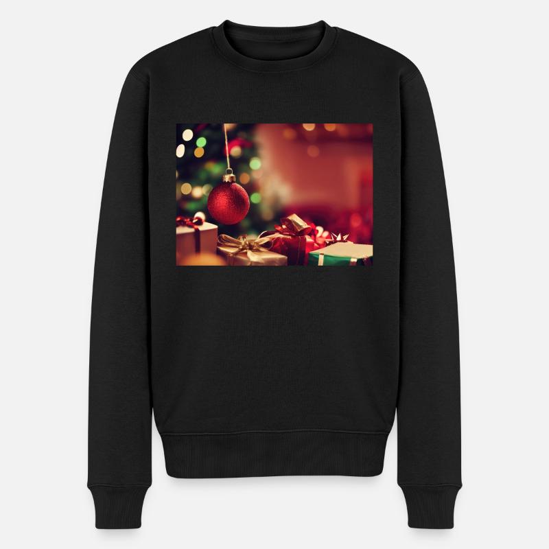 Weihnachten 27 - Männer Premium Bio Pullover - Schwarz