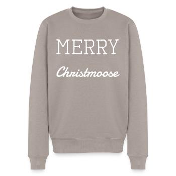 Bday Blague Blagues Bodybuilder Père Noël Dictons drôles - Pull Premium bio Homme - taupe - Devant - Nico (187cm)
