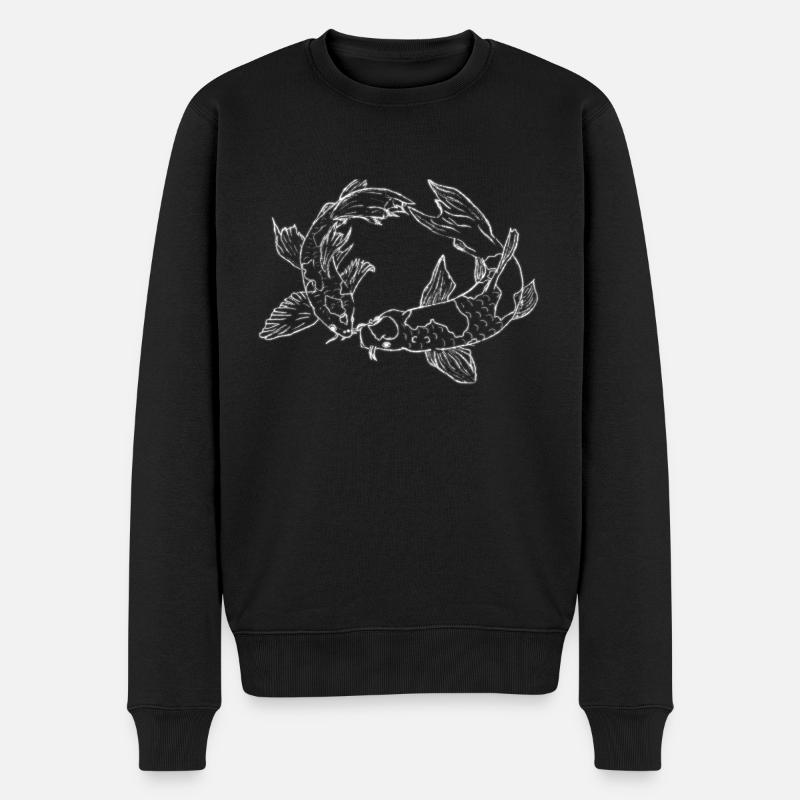 Kois - Männer Premium Bio Pullover - Schwarz